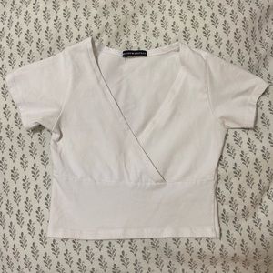 Brandy Melville White Crop Top